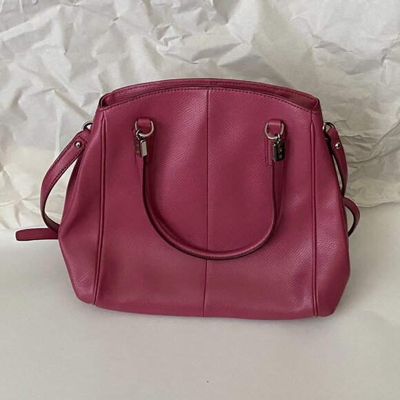 COACH PINK MINETTA SATCHEL CROSSBODY BAG - Picture 3 of 7